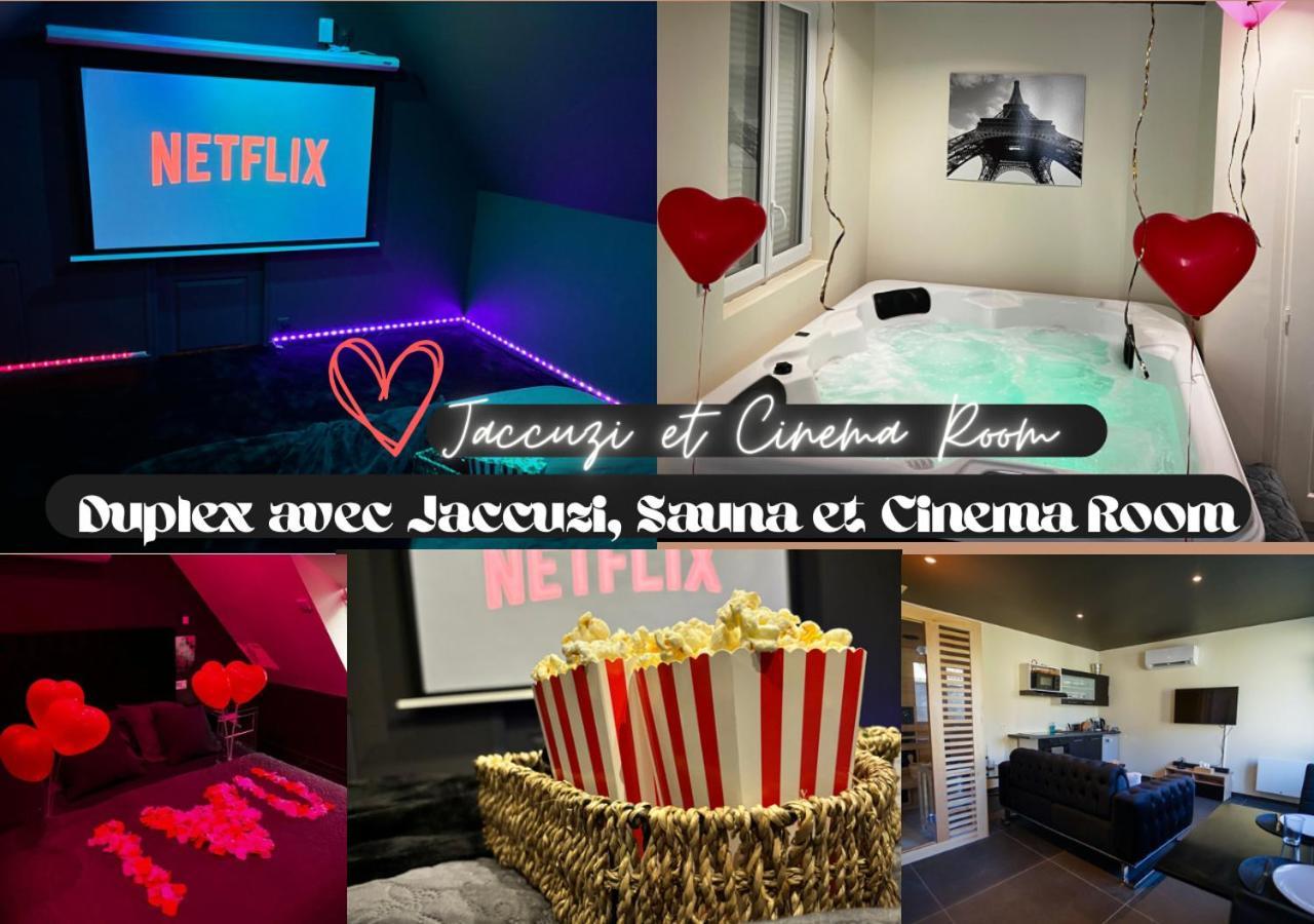 Magnifique Duplex Avec Jaccuzi, Sauna Et Cinema Room Privatif Fontenoy  Exterior foto